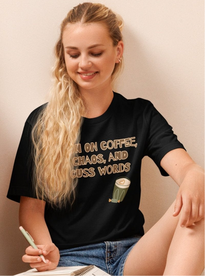 I run on coffee T-shirt