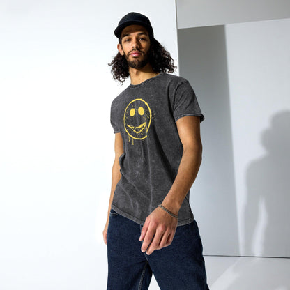 Distressed Derick in Denim (T-Shirt) - BURN Athletic