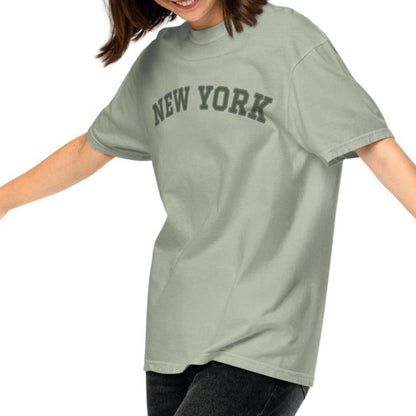 New York Bay thick cotton-T-shirt