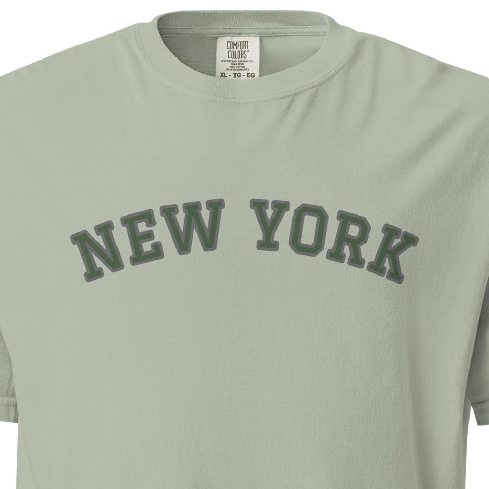 New York Bay thick cotton-T-shirt