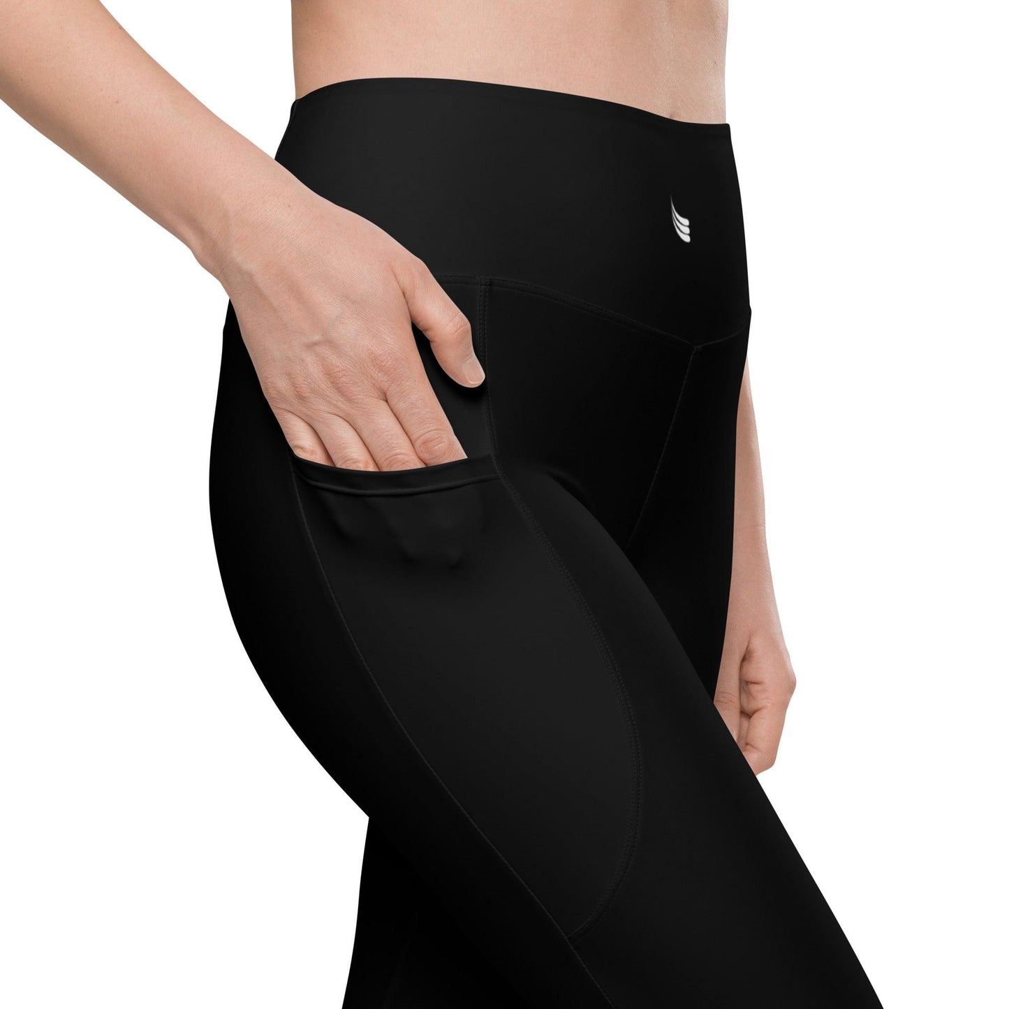 Back to Black, high waisted leggings with pockets. BURN athletic - BURN Athletic