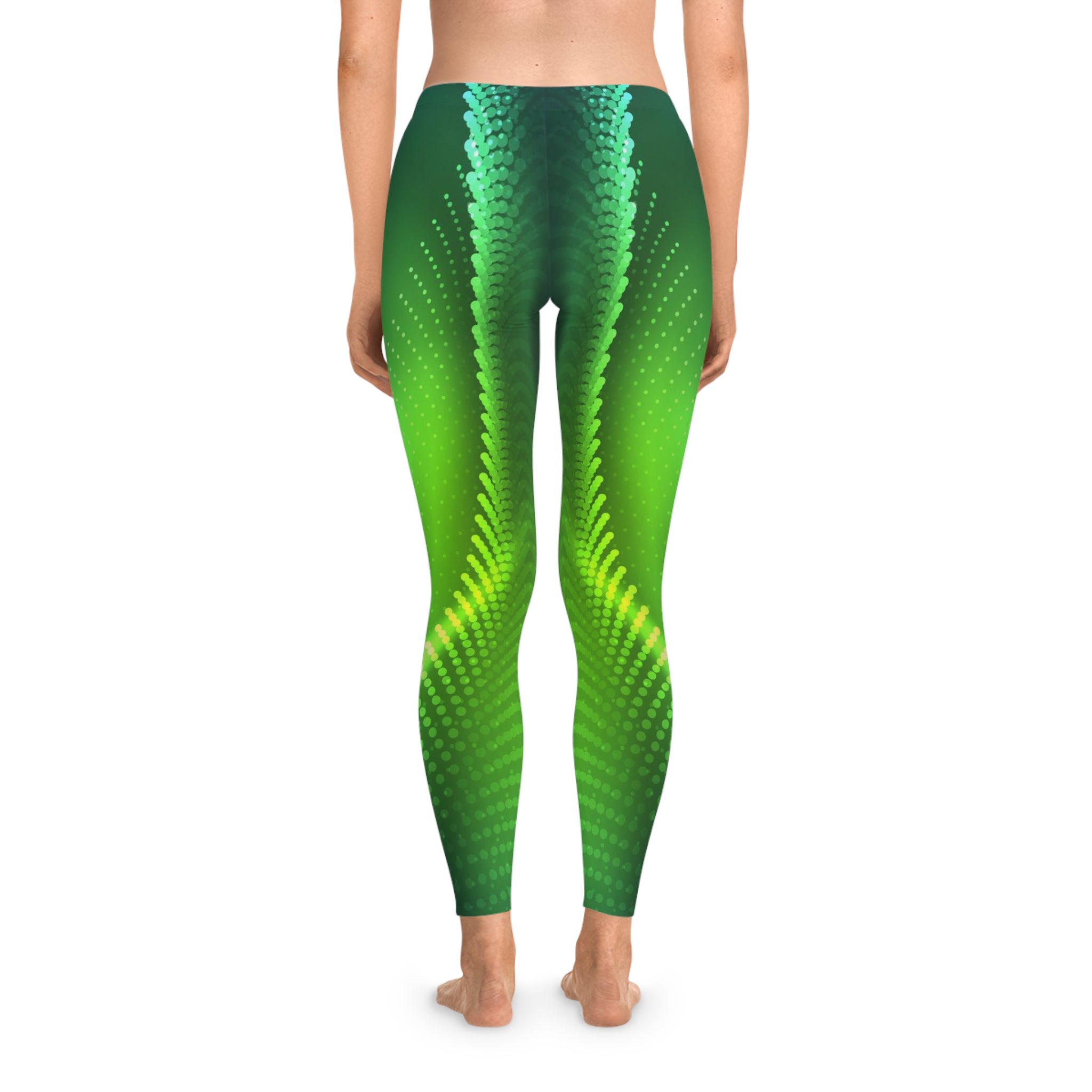 Draco Green and Blue stretchy leggings – BURN Athletic