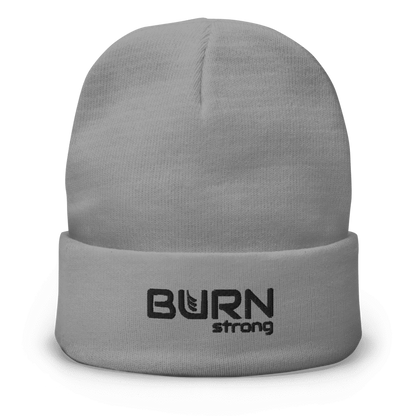 Embroidered BURN strong Beanie - BURN Athletic