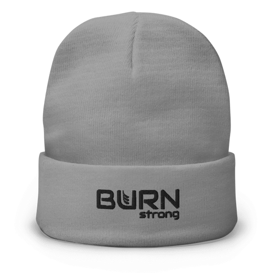 Embroidered BURN strong Beanie - BURN Athletic