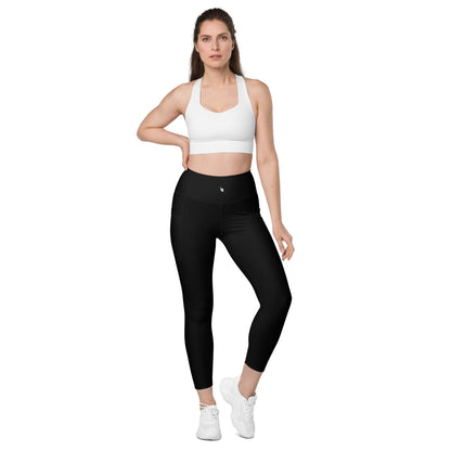 Back to Black, high waisted leggings with pockets. BURN athletic - BURN Athletic