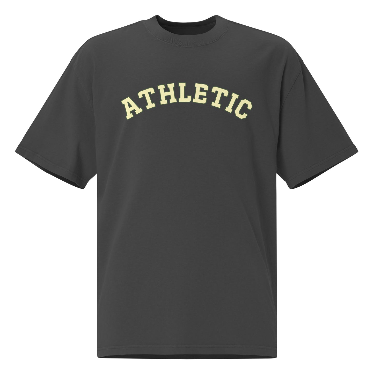 Big n baggy oversized athletic faded T-shirt - BURN Athletic