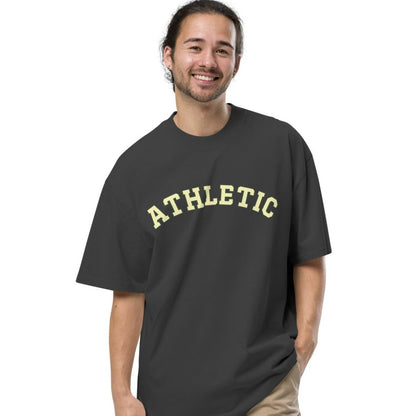 Big n baggy oversized athletic faded T-shirt - BURN Athletic