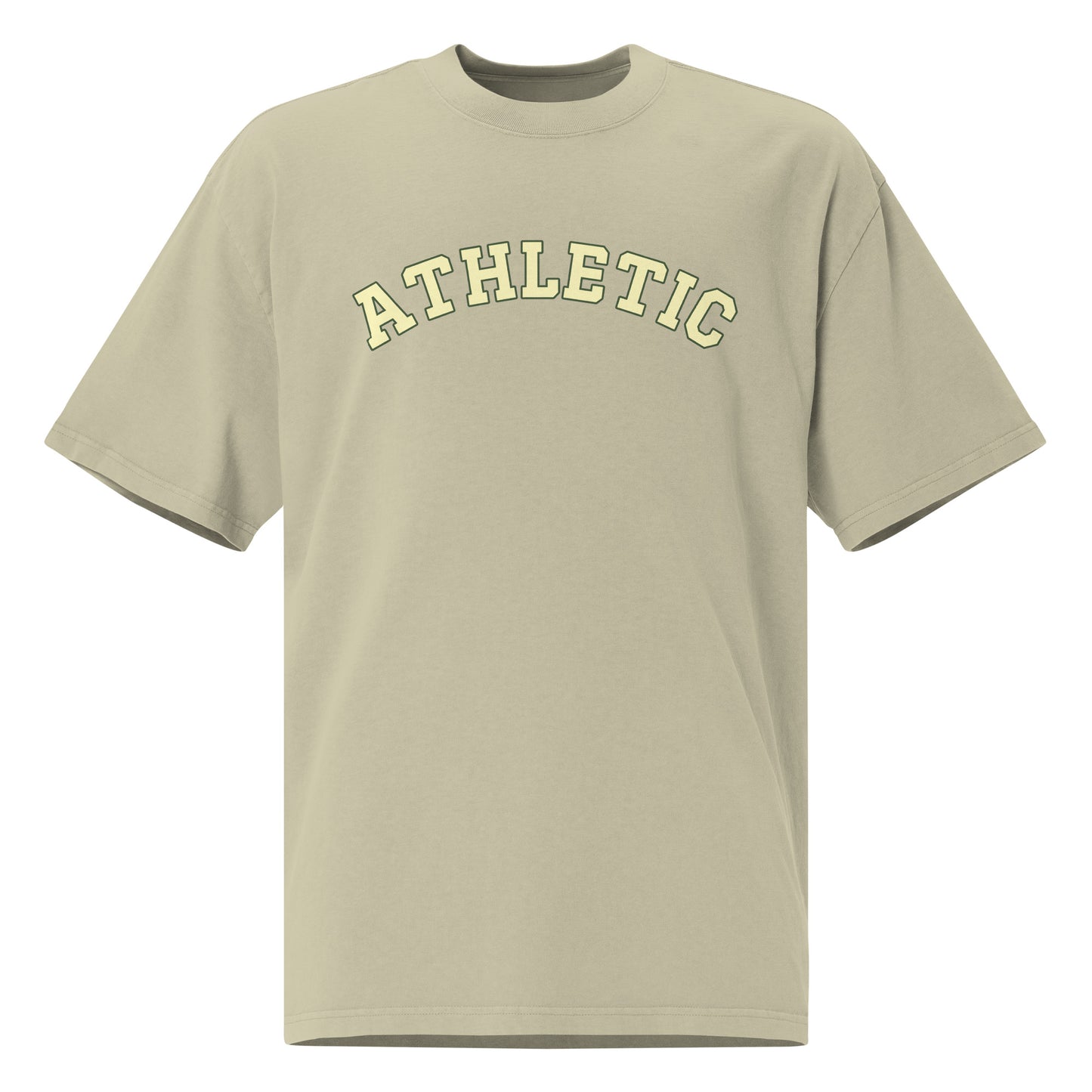 Big n baggy oversized athletic faded T-shirt - BURN Athletic