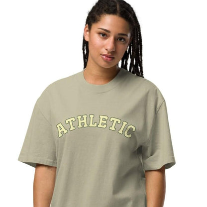 Big n baggy oversized athletic faded T-shirt - BURN Athletic