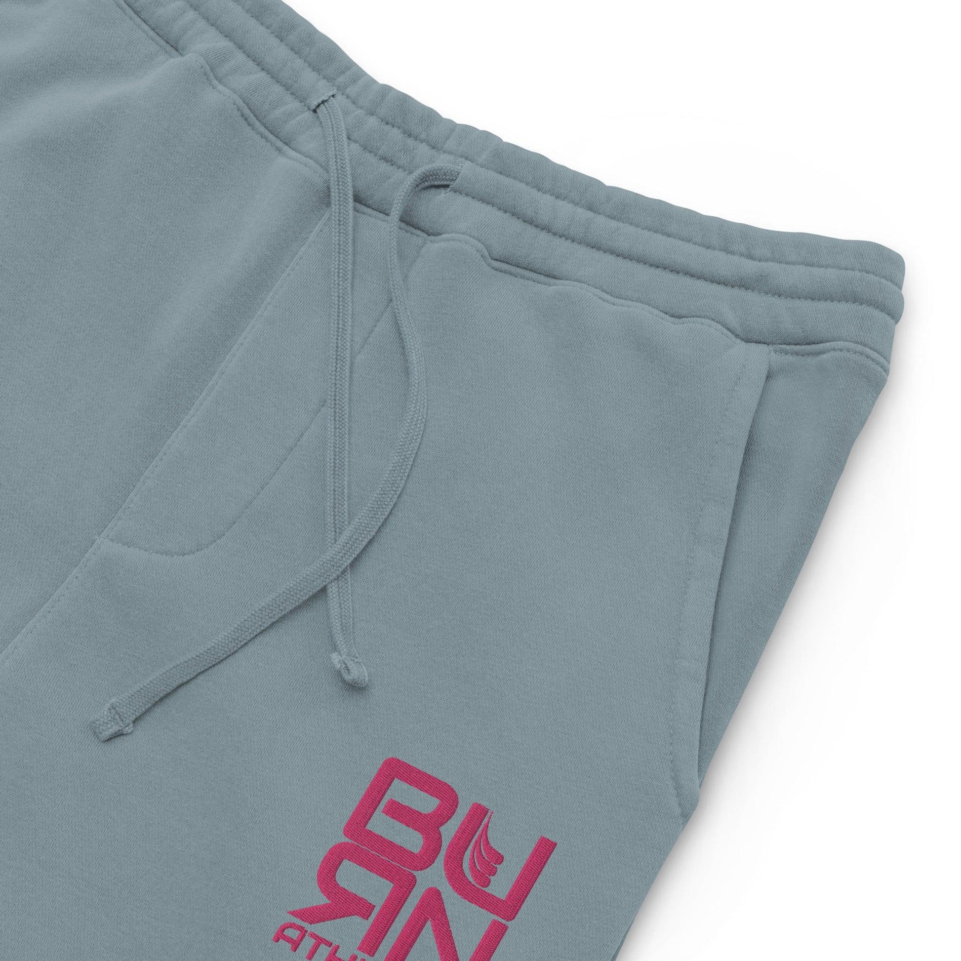 Celebrity lounging. Unisex sweatpants. Square BURN logo - BURN Athletic