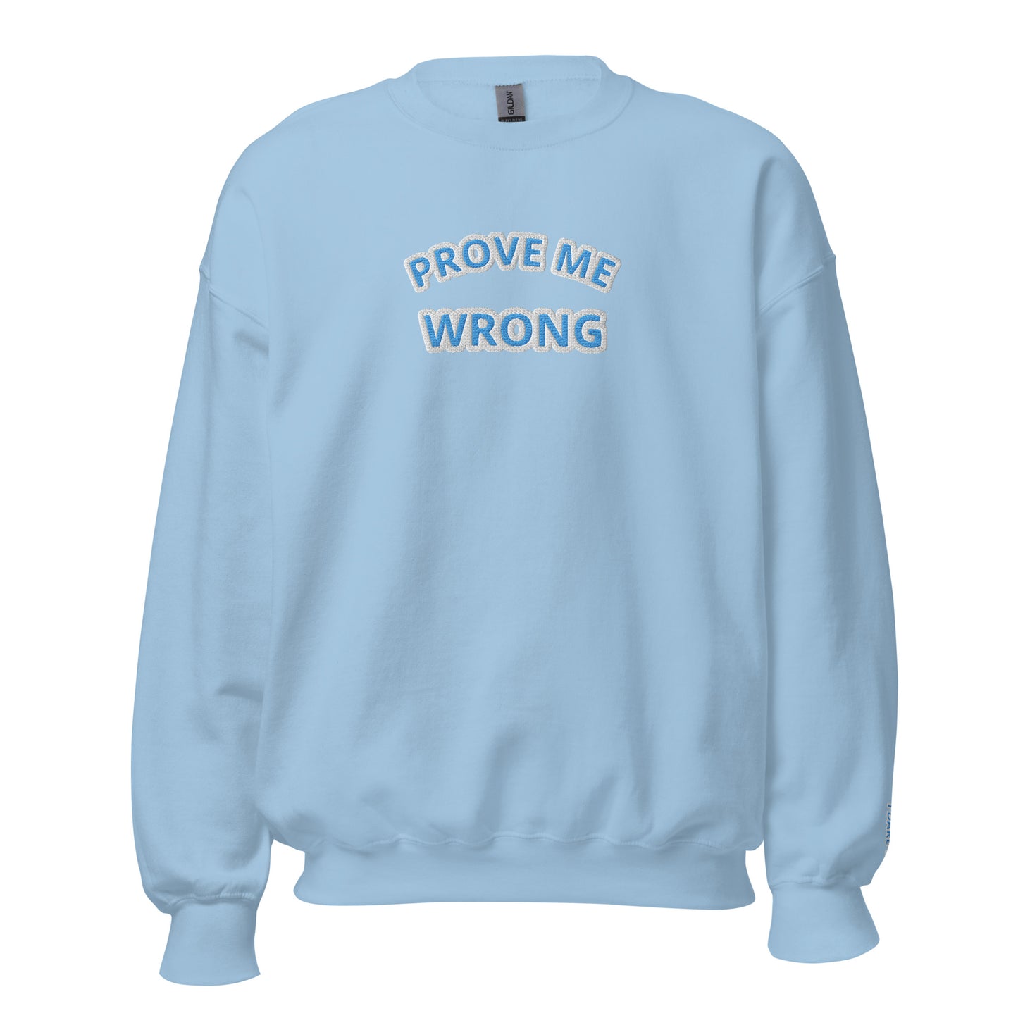 Embroidered unisex Sweatshirt, prove me wrong... I dare you - BURN Athletic