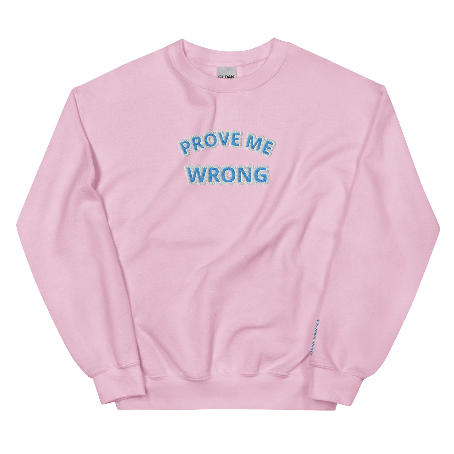 Embroidered unisex Sweatshirt, prove me wrong... I dare you - BURN Athletic