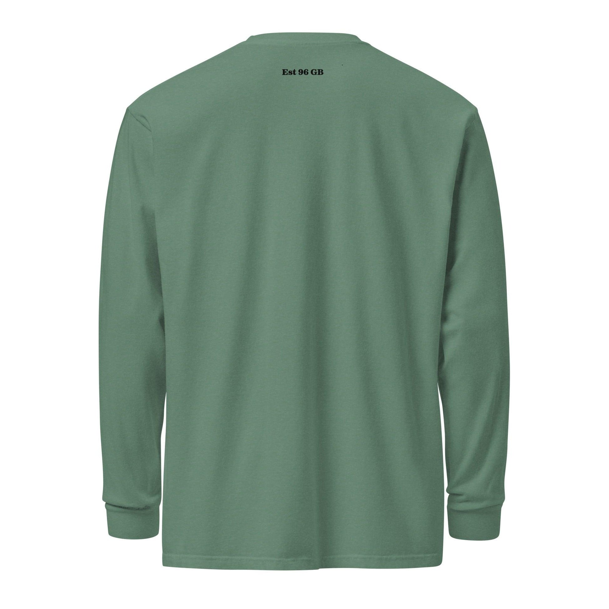 Garment-dyed heavyweight long-sleeve shirt - BURN Athletic