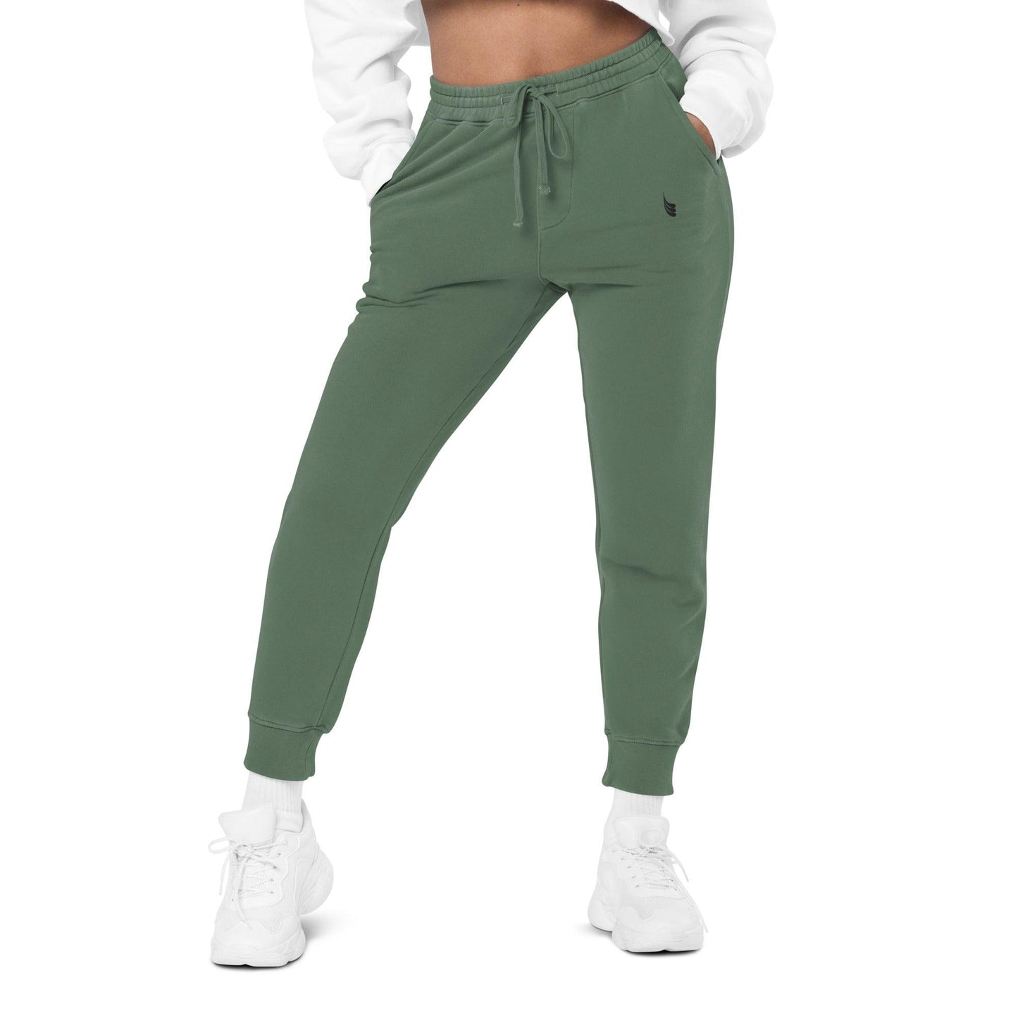 Celebrity lounging. Unisex sweatpants with embroidered logo - BURN Athletic