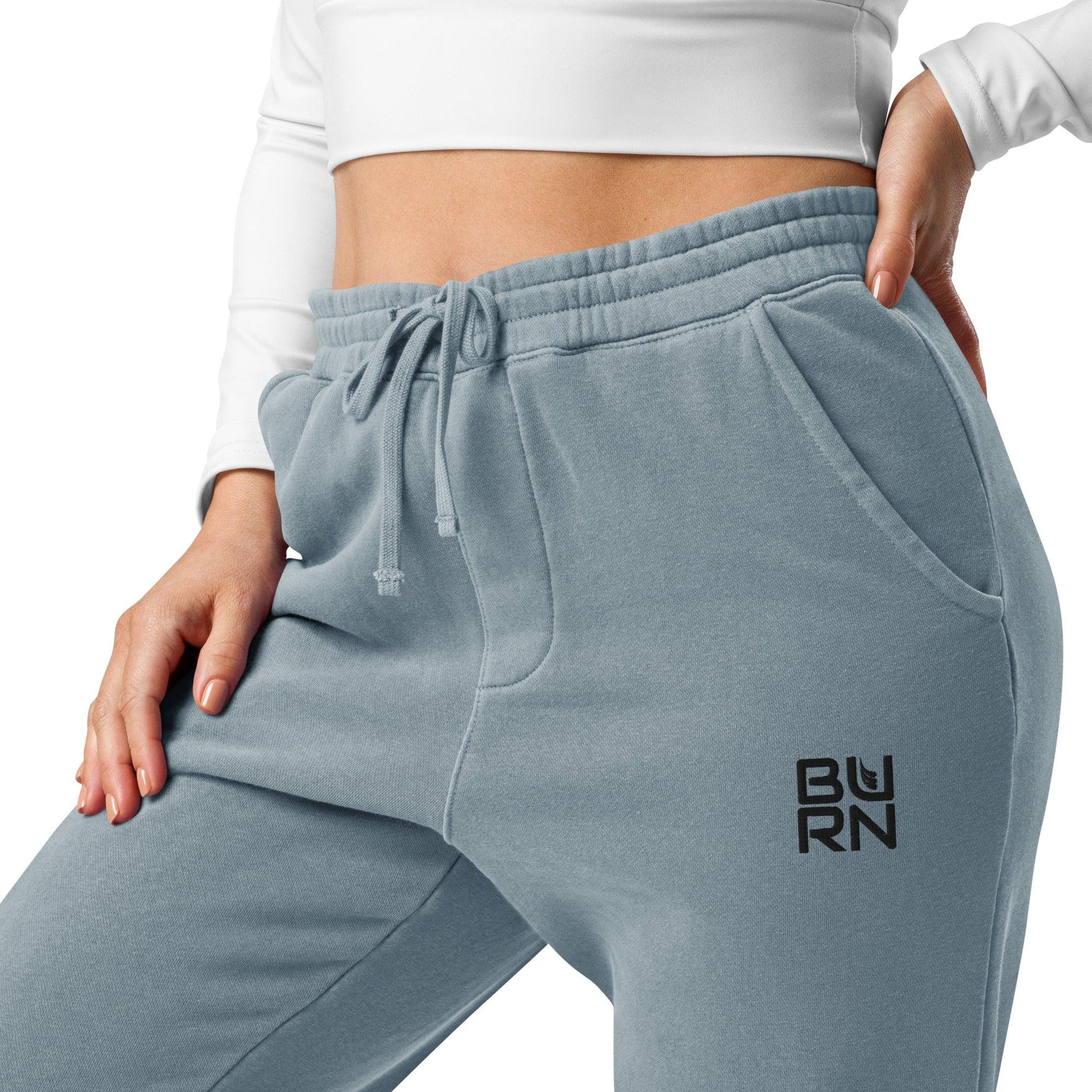 Unisex pigment-dyed sweatpants - BURN Athletic