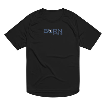 Unisex quick dry sports T-shirt. BURN strong - BURN Athletic