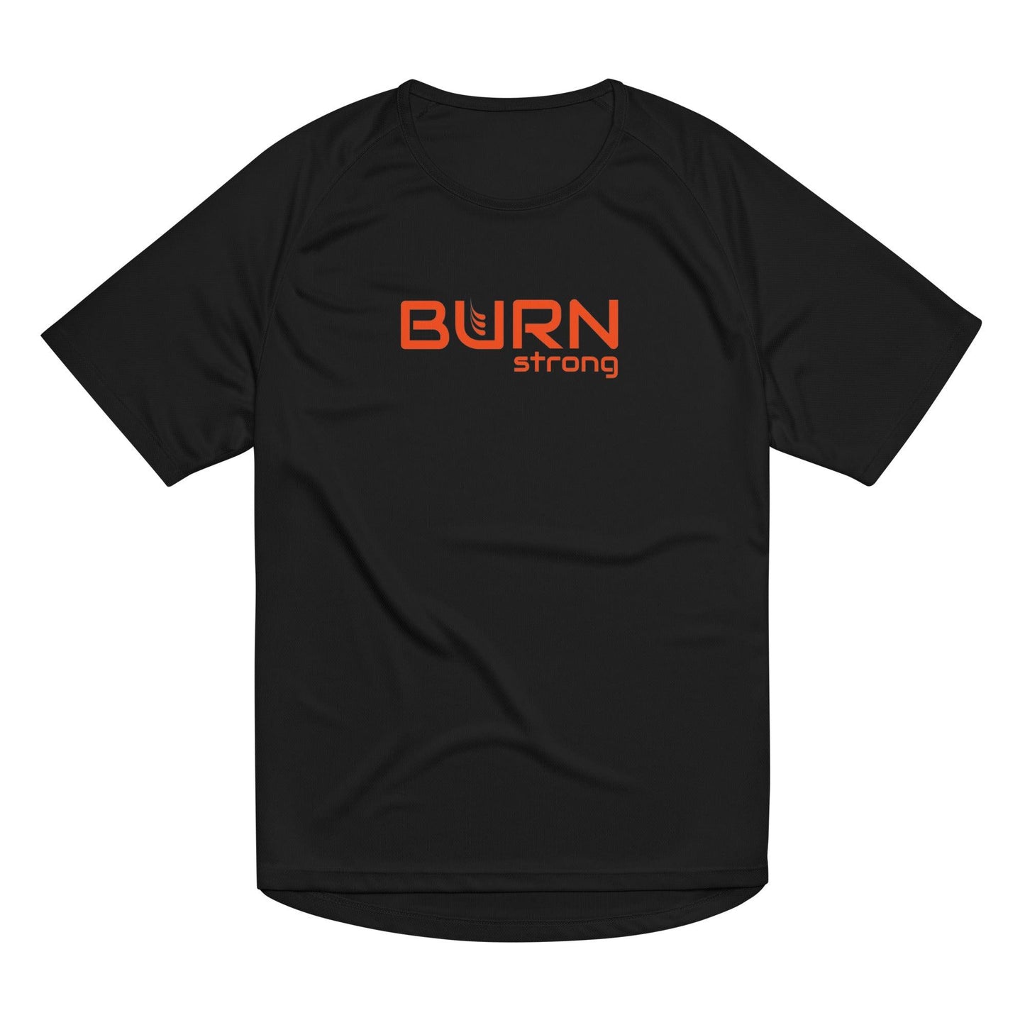 Unisex quick dry T-shirt. Burn strong - BURN Athletic