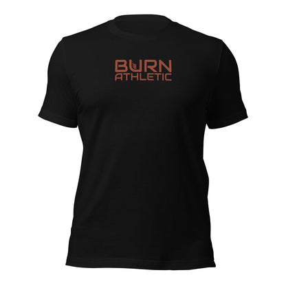 Unisex T-shirt, burn athletic in Red - BURN Athletic