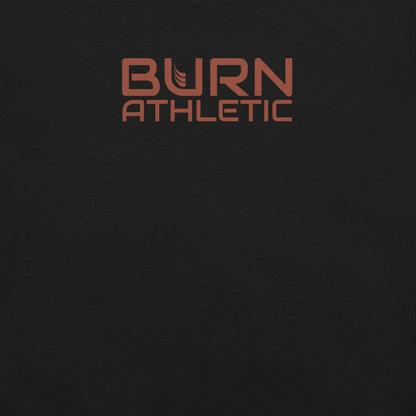 Unisex T-shirt, burn athletic in Red - BURN Athletic