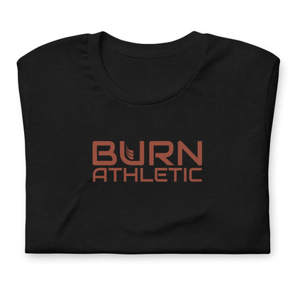 Unisex T-shirt, burn athletic in Red - BURN Athletic